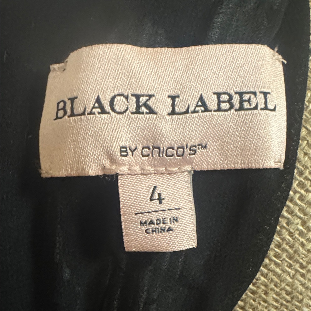 CHICO’S BLACK LABEL flawless midi floral, boho design dress. Size Women’s 4. - Picture 13 of 15